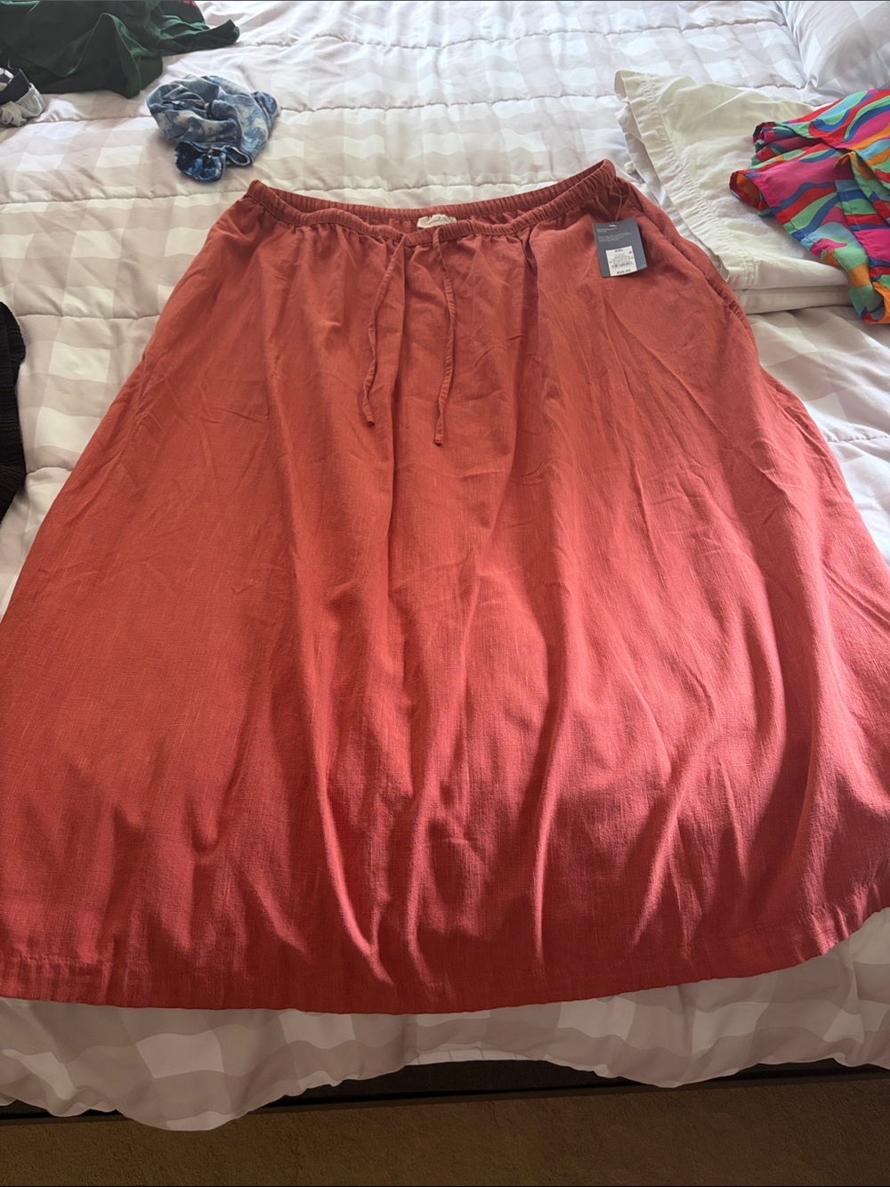 Orange maxi shirt